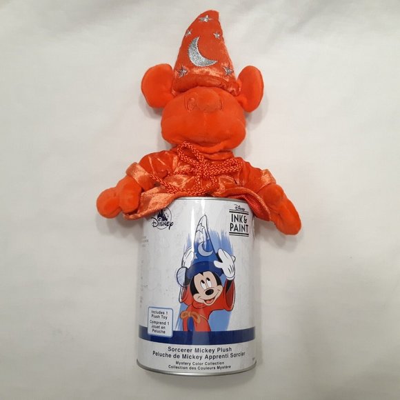Disney Other - Disney Parks Ink And Paint Sorcerer Mickey Plush Series 1 Red Mystery Can New